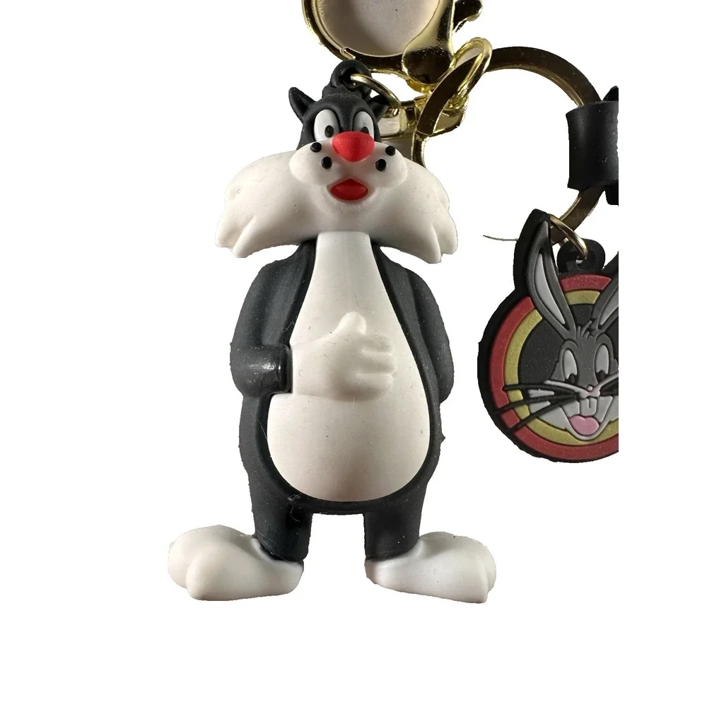 Bugs Bunny Looney Tunes Themed 3D Rubber Keychain/Bag Charm Wrist Strap